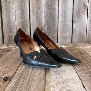 Bronx Styled by Dijkmans Chelsea Leather Moka Pumps Size 39